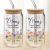 Personalized If Grandmas Were Flowers I'd Pick You Mother's Day Glass Can With Lid LM32 893295