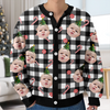 Custom Face Photo Christmas Pattern Cardigan Christmas Gift HO82 900398