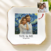 Custom Photo Van Gogh Style Art Ring Dish Valentine's Day Gift For Couple HO82 901112