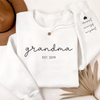 Personalized Mama Est with Kid Names Sleeve Printed Sweatshirt Gift for Mom LM32 899103