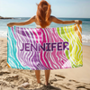 Personalized Beach Towel - Vacation Gear - For Beach, Pool, Camp, Vacation - Customize with Name HO82 894160