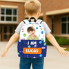 Custom Photo Mermaid Unicorn Dinosaur Astronaut Backpack Personalized Back To School Gift For Kids HA75 892676