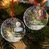 Custom Photo I'm Always With You Memorial Glass Ornament HA75 897190