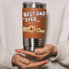 Best Dad Ever Leather Tumbler Gift For Dad TH10 894053