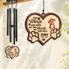 Custom Photo You Left Paw Prints On My Heart Memorial Acrylic Wind Chimes TH10 894285