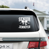 Custom Name Senior 2026 Graduation Car Window Decal Sticker TH10 898489