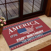 Personalized Family Name America 250th Anniversary Doormat TH10 898435