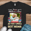 Custom Photo 250 Years Of America With The Best Mama Dark Shirt TH10 898727