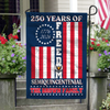 Custom Family Name 250 Years Of Freedom Garden Flag Patriotic Decor CH07 910130
