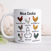 Personalized Nice Cocks Coffee Mug Naughty Valentine's Day Funny Gift for Men Husband Boyfriend CH07 899752