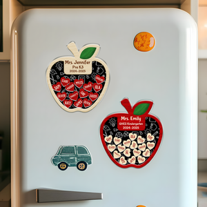 Personalized Thank You Teacher Acrylic Apple Shaking Magnet Gift From Student HO82 894264