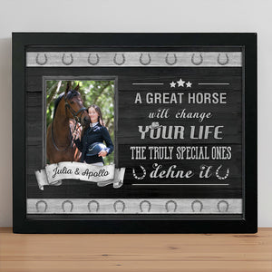 Custom Horse Photo Picture Frame Gift For Horse Lovers LM32 895885