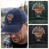 Personalized Name Descendant Of A Patriot Washed Denim Baseball Cap LM32 895545