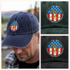 Free For 250 Years And Will Remain Free Washed Denim Baseball Cap LM32 895153