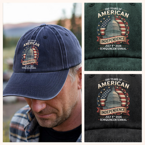 250 Years Of America Washed Denim Baseball Cap TH10 894661