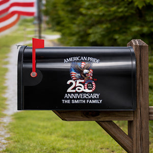 Personalized American Pride Patriotic 250th Anniversary Eagle 1776–2026 Mailbox Decal HO82 901016