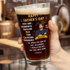 Custom Photo Funny Dad Acronym Beer Glass, Joke Gift for Dad, Father's Day LM32 669083