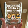 Personalized Funny Dog Make Me Friskey Whiskey Glass LM32 893367
