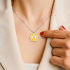 Personalized Paw Print Name Shape Necklace For Pet Lovers LM32 893423
