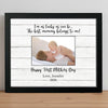 Custom Photo The Best Mommy Belongs To Me Picture Frame - Personalized First Mother’s Day Gift for Mom TH10 169267