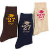 Custom Name Graduation Embroidered Socks 2027 - Personalized Senior Gift for Her LM32 669919