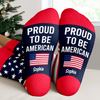 Custom Name Celebrate American 250th Anniversary USA Flag Socks CH07 899920