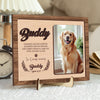 Custom Pet Photo Wooden Memorial Plaque, Gift For Dog And Cat Lovers HO82 894320