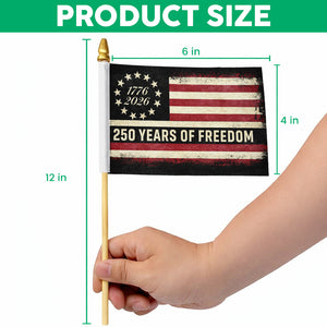 Small Parades 250 Years American Betsy Ross Handheld Flag HO82 900956