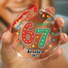 Personalized Funny ‘Six Seven’, Holiday Glass Xmas Decor Glass Ornament HA75 898306
