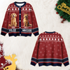Personalized Happy Pawlidays Christmas Ugly Cardigan For Dog Lover TH10 896347