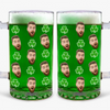 Custom Face Photo With Shamrock Beer Glass Mug TH10 898109