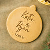 Personalized Wedding Initials and Date Cookie Stamp LM32 897427