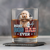 Custom Photo Best Dog Dad Ever Dog Whiskey Glass Gift For Dad HO82 893930