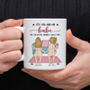 Personalized Funny Gift It's You And Me Babe Till The Bitter Wrinkly Saggy End White Mug LM32 897723