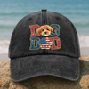 Custom Photo Best Dog Dad, Best Scooper Washed Denim Baseball Cap Gift For Father's Day, Dog Lovers HO82 894034