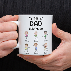 Custom Photo This Grandpa Belongs To - Personalized Father's Day Grandpa Mug TH10 892949
