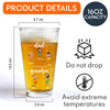 Custom Photo First Dad Now Grandpa Beer Glass For Dad And Grandpa TH10 892803