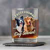 Custom Photo Servant Of Dog Cat Whiskey Glass Gift For Dog Cat Lovers HO82 893962