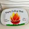 Personalized Daddy's Grilling Plate Platter Gift For Father's Day, Birthday HO82 893978