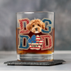 Custom Photo Best Dog Dad, Best Scooper Whiskey Glass Gift For Father's Day, Dog Lovers HO82 894032