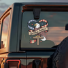 God Bless America Car Window Decal Sticker HA75 920140