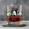 Custom Photo Happy Father's Day You May Have Adopted Me But I Own Dog Whiskey Glass HO82 893892