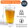 Custom Photo We Woof You Every Day Dog Beer Glass Gift For Father's Day HO82 893642
