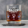 Custom Kid Names This Papa Belongs To Whiskey Glass - Personalized Father’s Day Gift CH07 911388