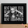 Personalized Vintage Photo Best Dad, Mom Ever Picture Frame HA75 921452
