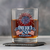 America 250 Firework Whiskey Glass TH10 894643