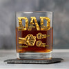 Personalized The Man The Myth The Legend Dad Whiskey Glass CH07 911360