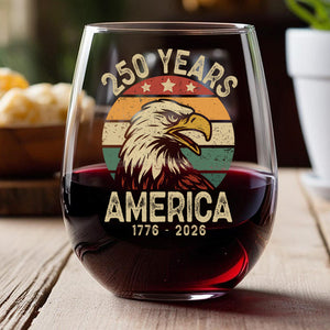 America 250 Years Wine Glass TH10 894621