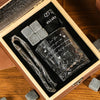 I Love You For Who You Are Couple Personalized Engraved Whiskey Glass Set with Wooden Box HA75 898038