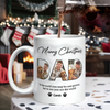 Custom Photo Merry Christmas 3D Inflated Effect Mug For Dad TH10 894315